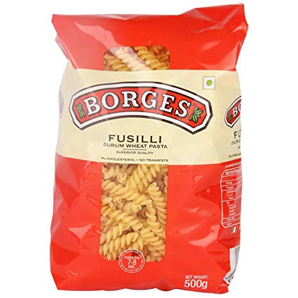 Borges Fusilli Durum Wheat Pasta, 500g