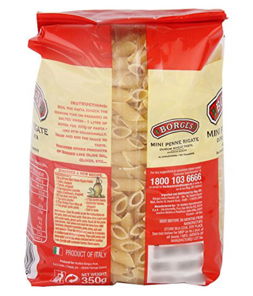 Borges Mini Fusilli Durum Wheat Pasta, 350g
