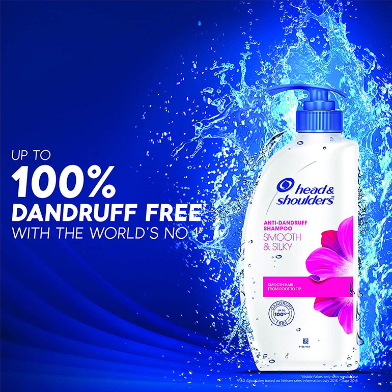 Head & Shoulders Smooth And Silky Shampoo, 675ml