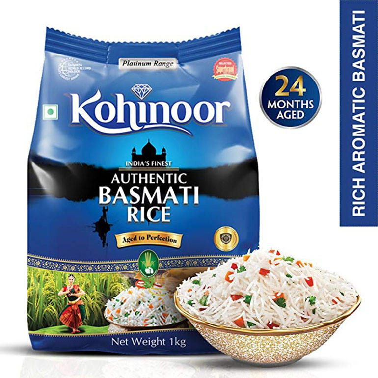 Kohinoor Traditional Authentic Aged Basmati Rice, 1 Kg Shaista's Mini