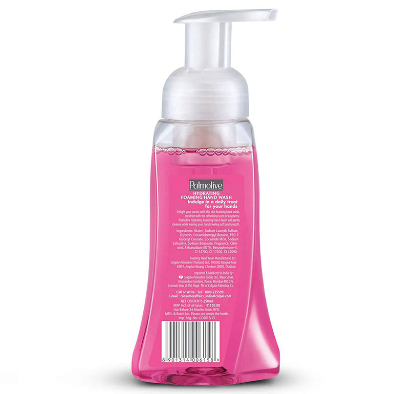Palmolive Hydrating Foaming Hand Wash, Raspberry - 250 ml Pump