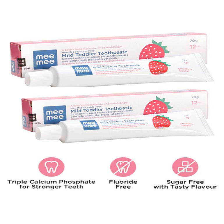 mee mee strawberry toothpaste